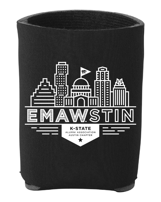 EMAWstin Can Koozie