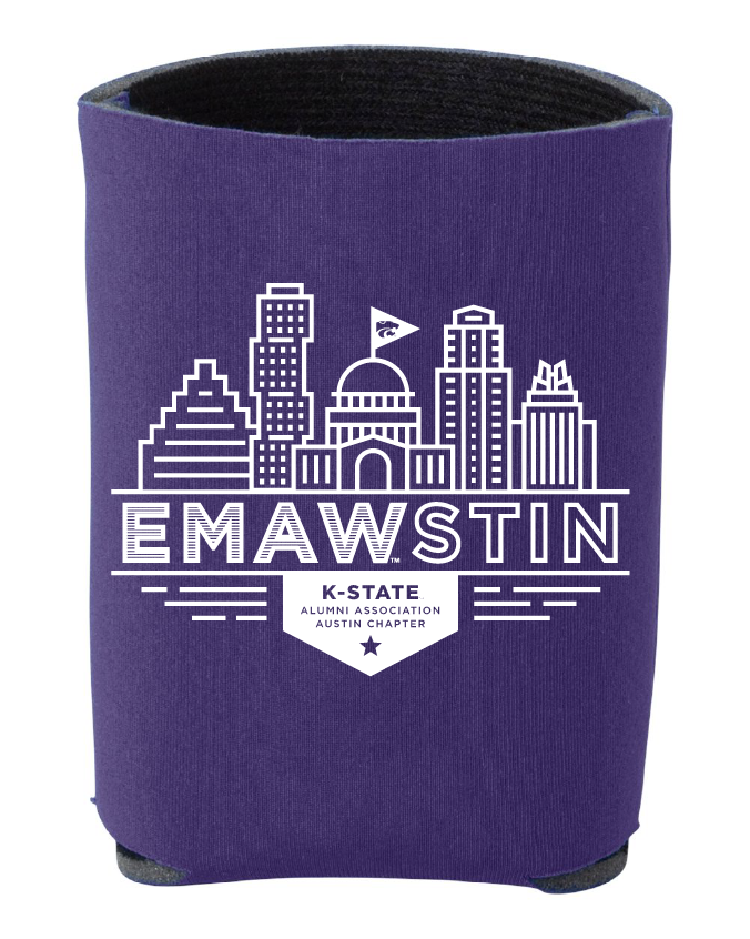 EMAWstin Can Koozie