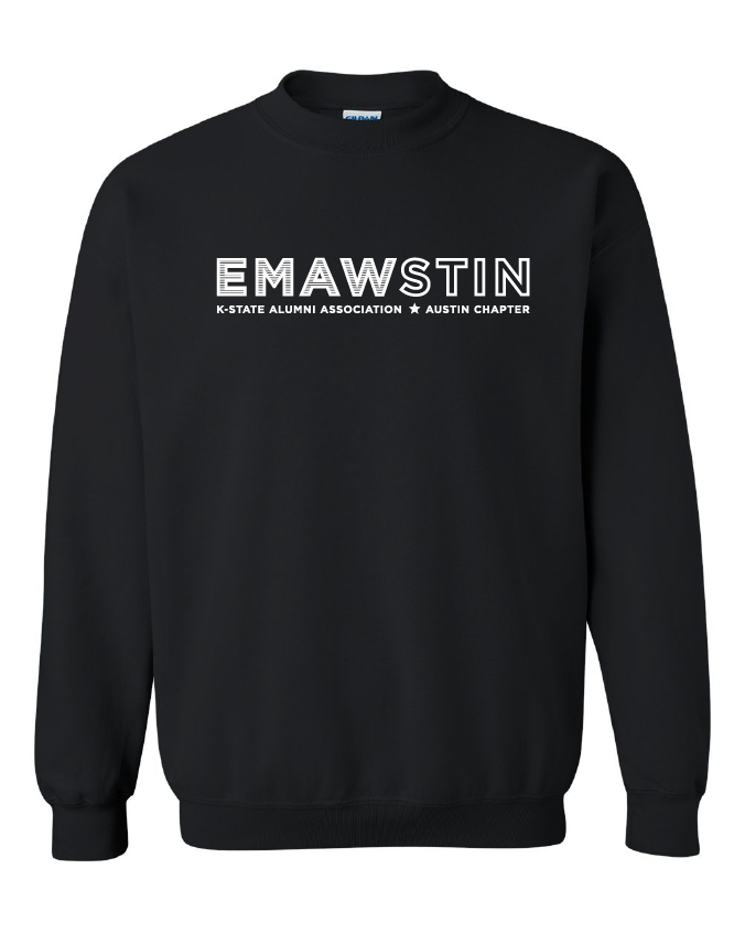 Gildan Crewneck Sweatshirt - EMAWstin Text