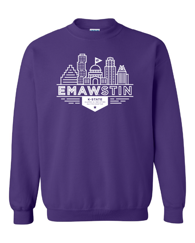 Gildan Crewneck Sweatshirt - EMAWstin Skyline