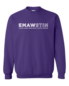 Gildan Crewneck Sweatshirt - EMAWstin Text