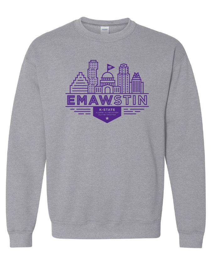 Gildan Crewneck Sweatshirt - EMAWstin Skyline