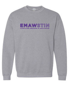 Gildan Crewneck Sweatshirt - EMAWstin Text
