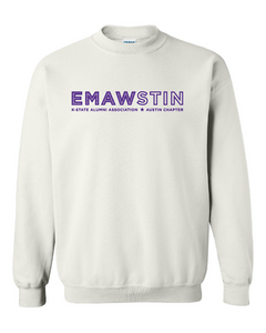 Gildan Crewneck Sweatshirt - EMAWstin Text