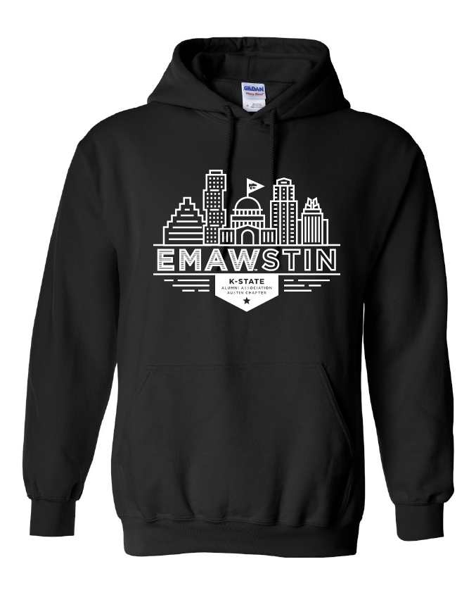 Gildan Hooded Sweatshirt - EMAWstin Skyline