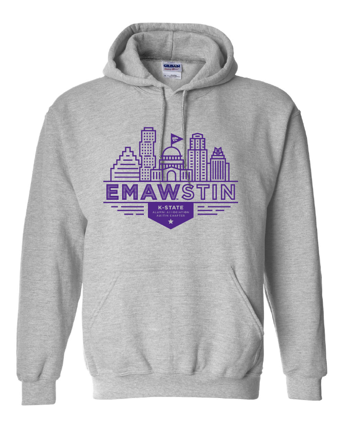 Gildan Hooded Sweatshirt - EMAWstin Skyline