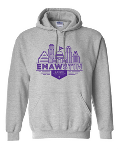 Gildan Hooded Sweatshirt - EMAWstin Skyline