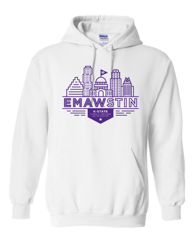 Gildan Hooded Sweatshirt - EMAWstin Skyline