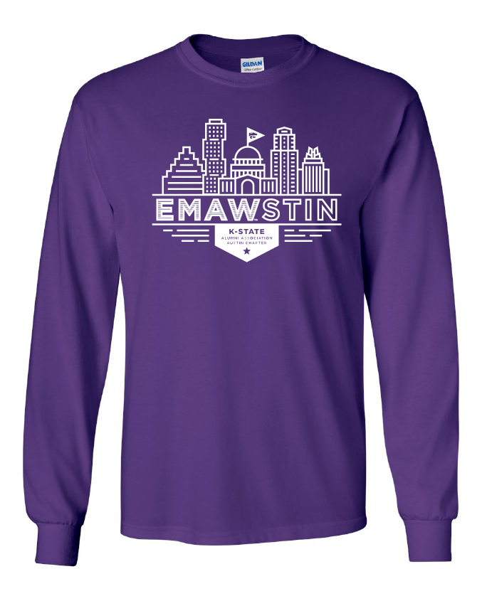 Gildan Long Sleeve - EMAWstin Skyline