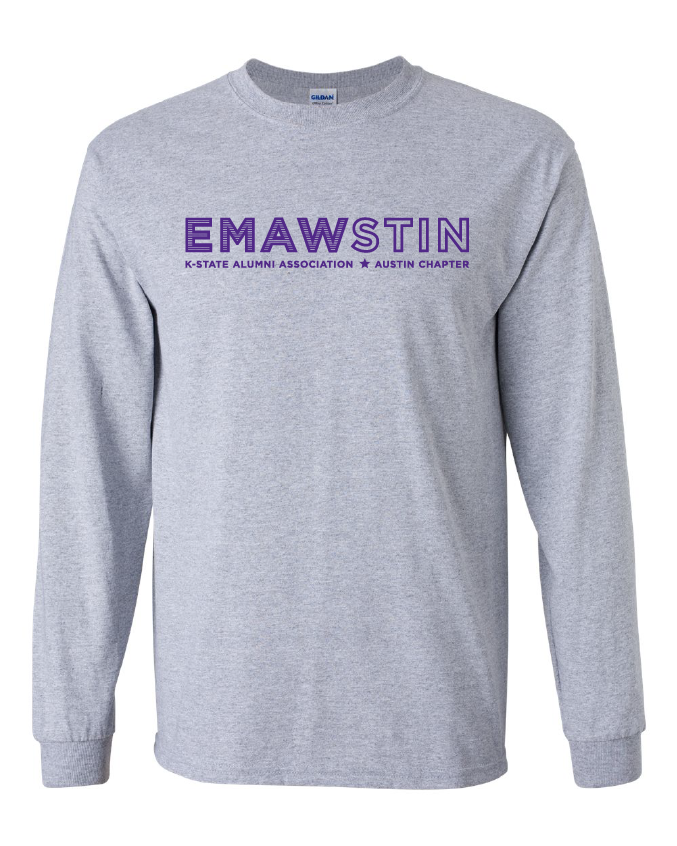 Gildan Long Sleeve - EMAWstin Text