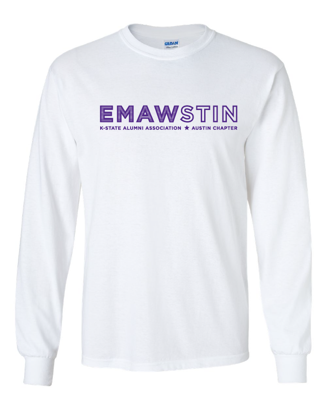 Gildan Long Sleeve - EMAWstin Text