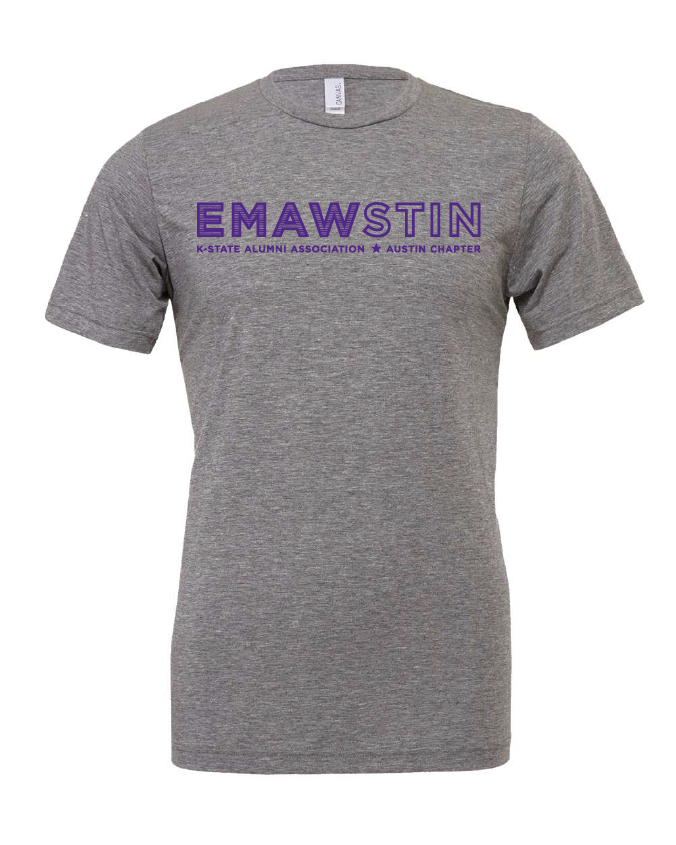 Bella+Canvas Tri-Blend Tee - EMAWstin Text