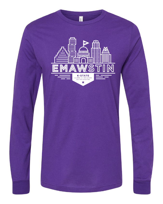 Bella+Canvas Long Sleeve Jersey Tee - EMAWstin Skyline