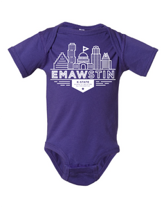 Rabbit Skins Jersey Onesie - EMAWstin Skyline