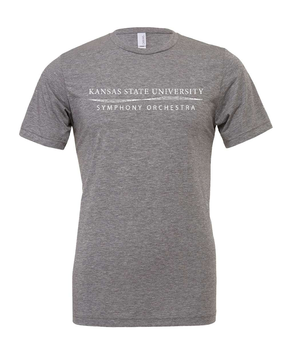 Triblend Tee Grey Triblend front mockup