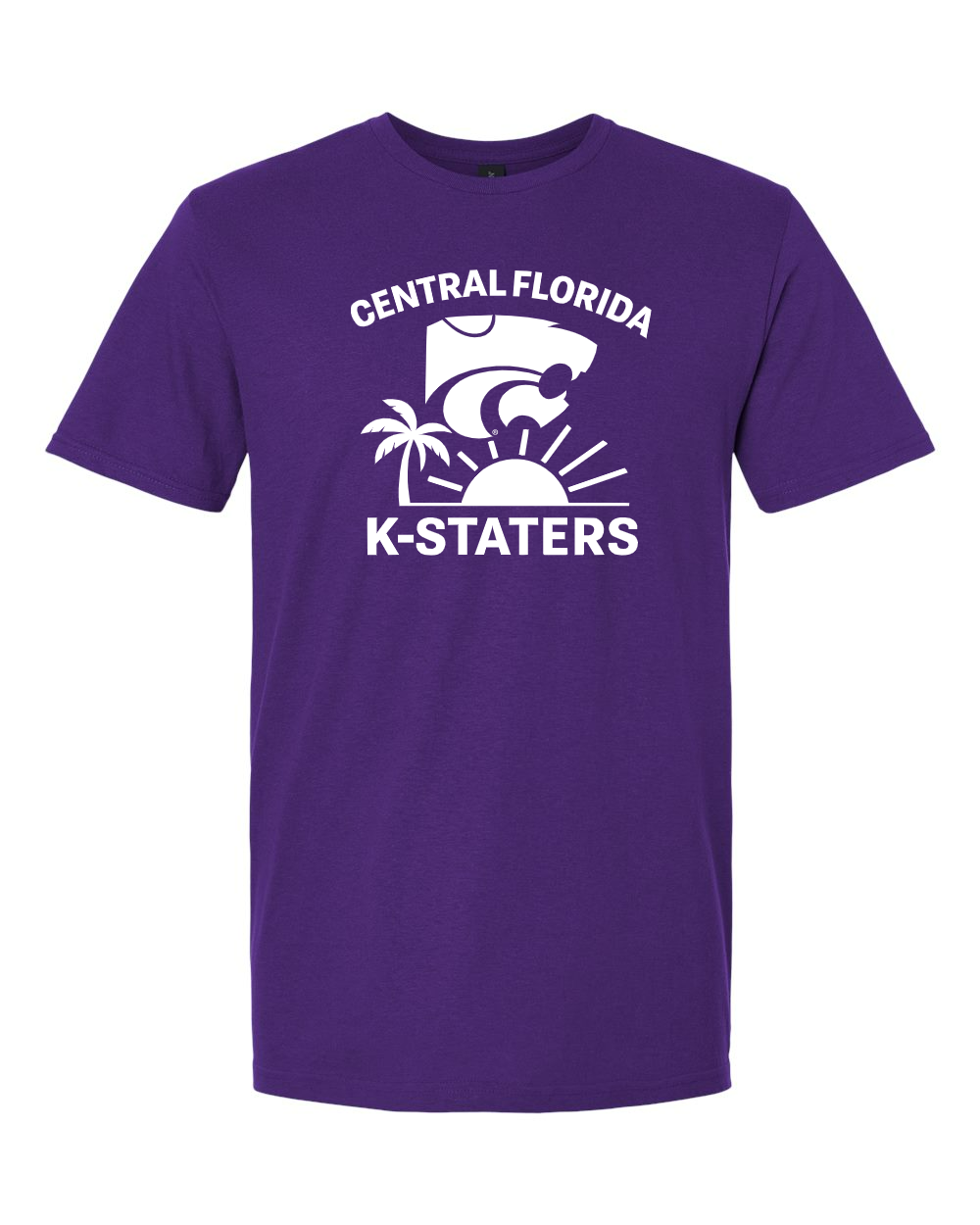 Unisex Softstyle® T-Shirt Purple front mockup