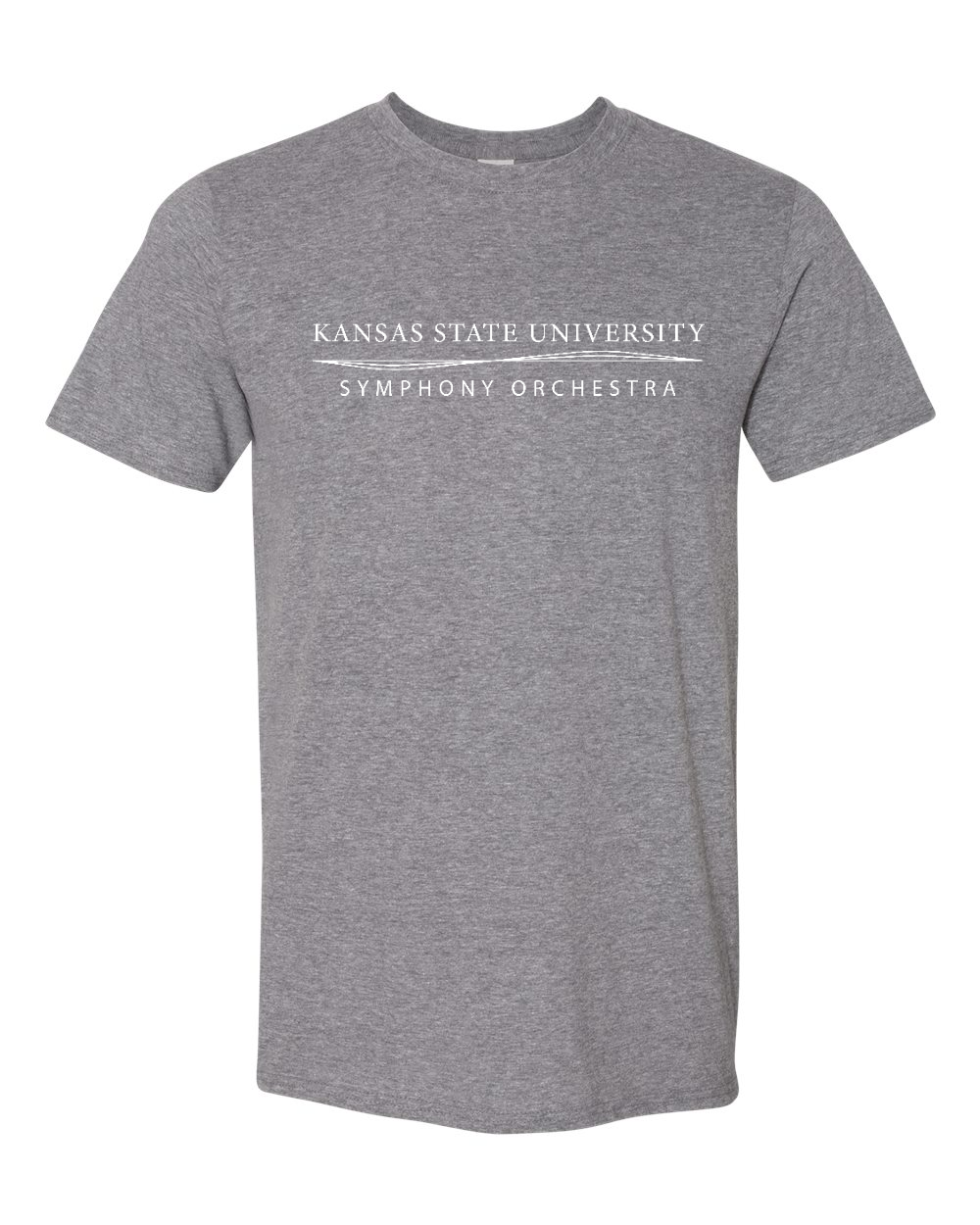 Unisex Softstyle® T-Shirt Graphite Heather front mockup