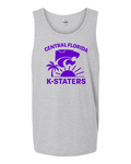 Unisex Softstyle® Tank Top Sport Grey front mockup