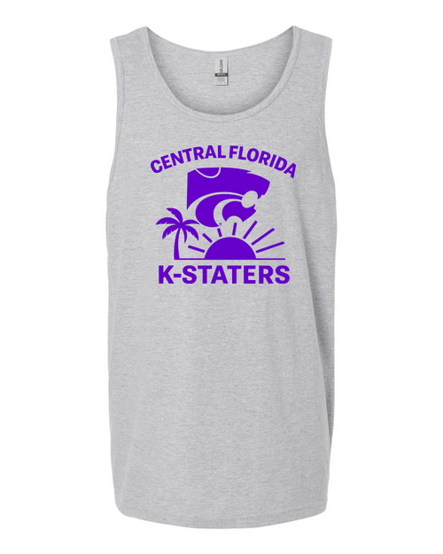 Unisex Softstyle® Tank Top Sport Grey front mockup