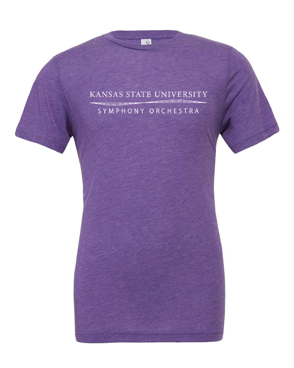 Triblend Tee Purple Triblend front mockup