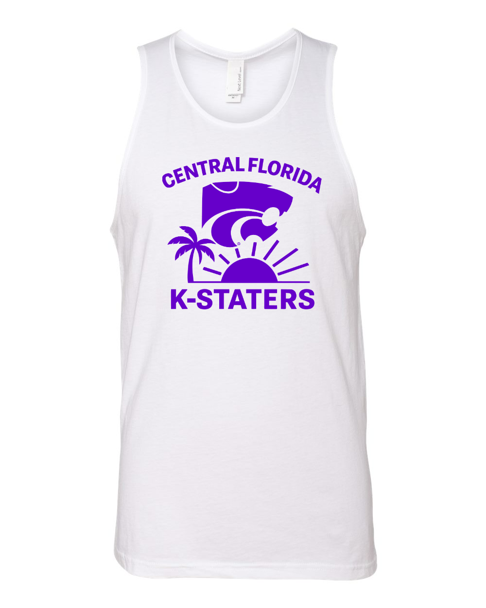 Unisex Cotton Tank Top White front mockup