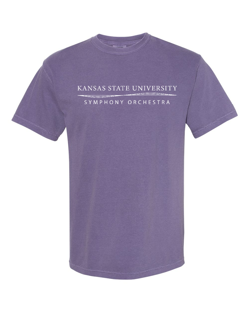 Unisex Garment-Dyed Heavyweight T-Shirt Grape front mockup