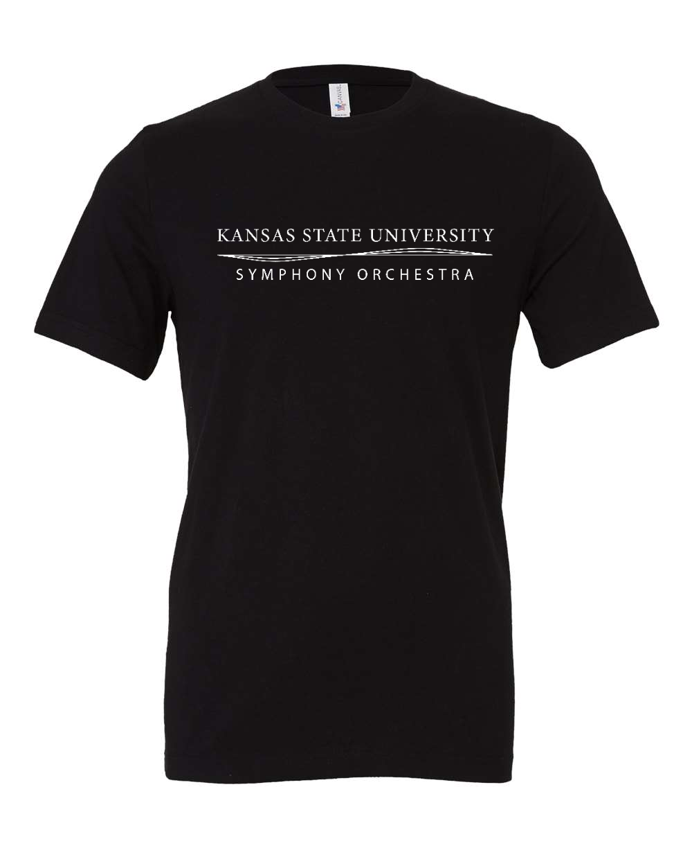 Jersey Tee Black front mockup