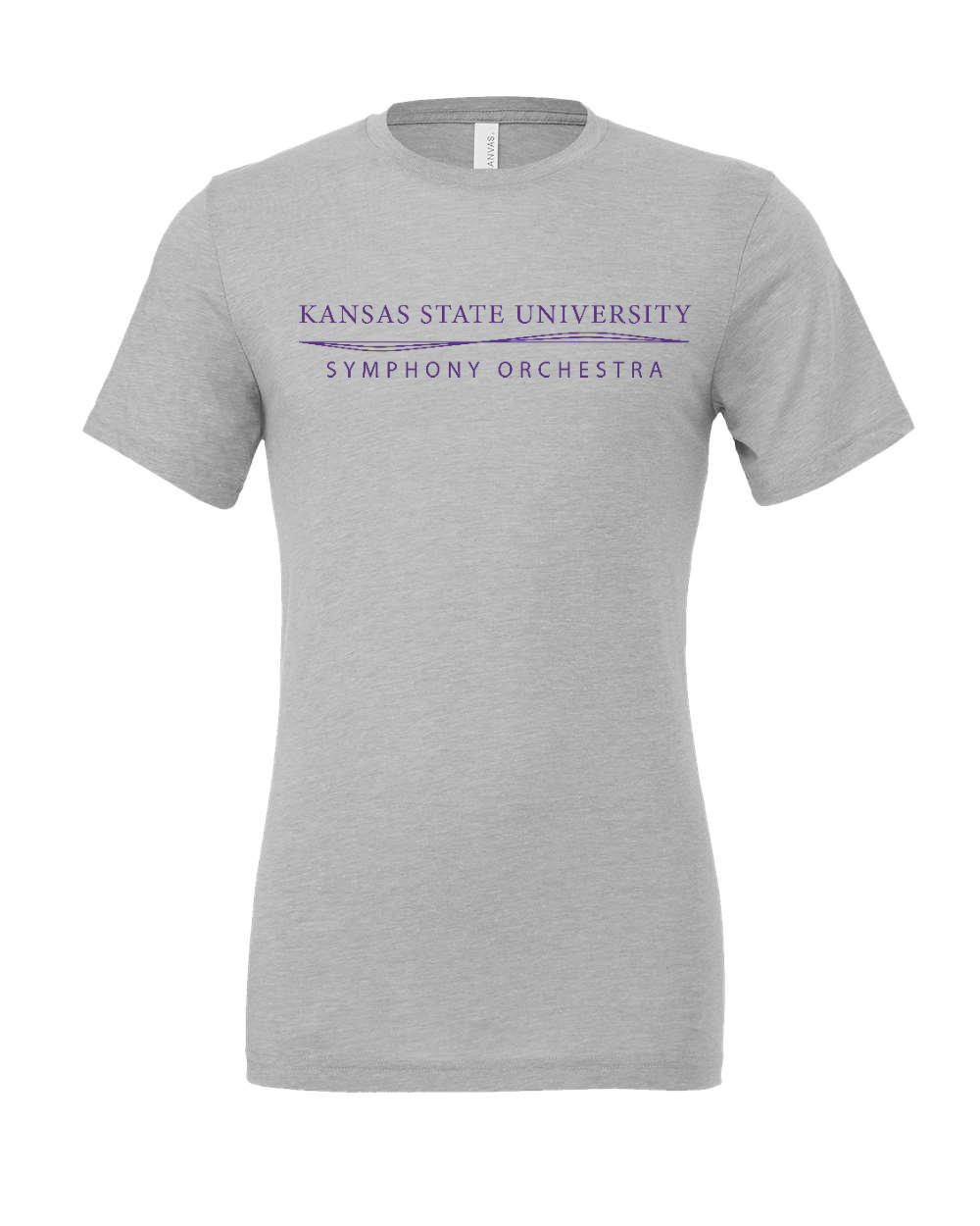 Triblend Tee Athletic Grey Triblend front mockup