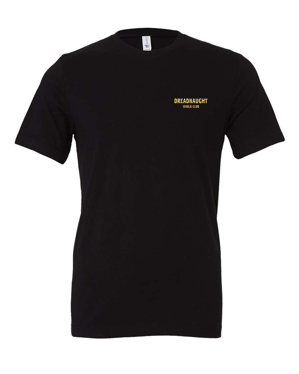 Jersey Tee Black front mockup
