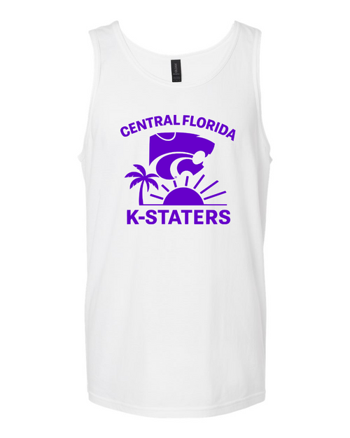 Unisex Softstyle® Tank Top White front mockup