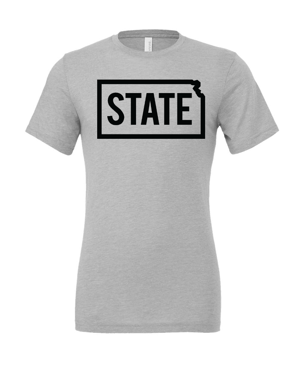 Triblend Tee Athletic Grey Triblend front mockup