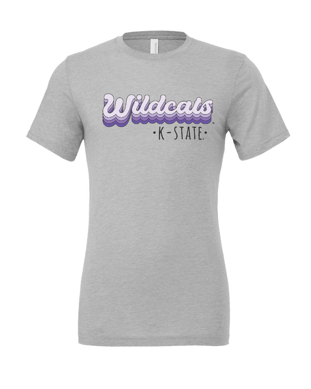 Triblend Tee Athletic Grey Triblend front mockup