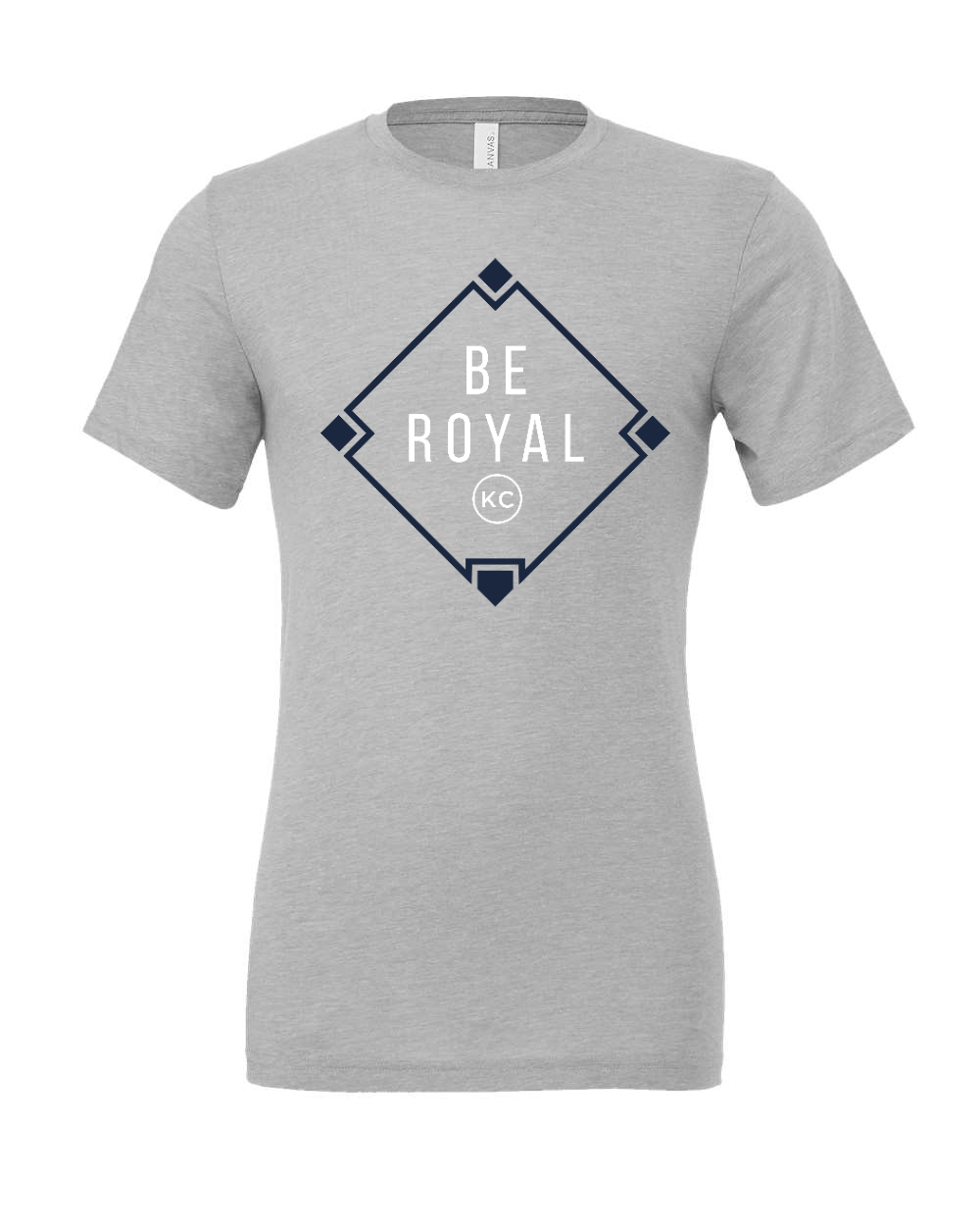 Triblend Tee Athletic Grey Triblend front mockup