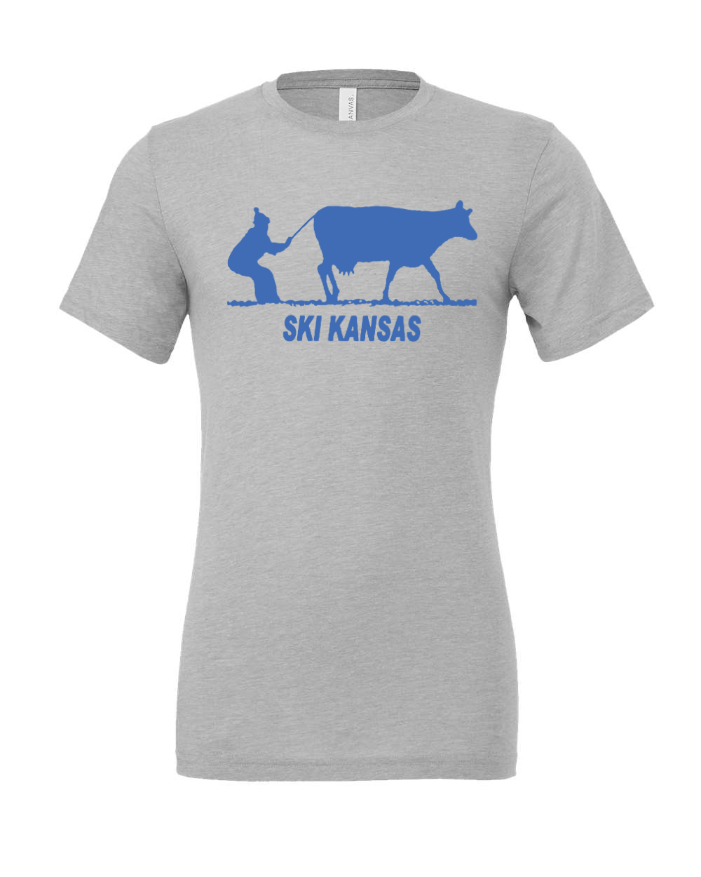 Triblend Tee Athletic Grey Triblend front mockup