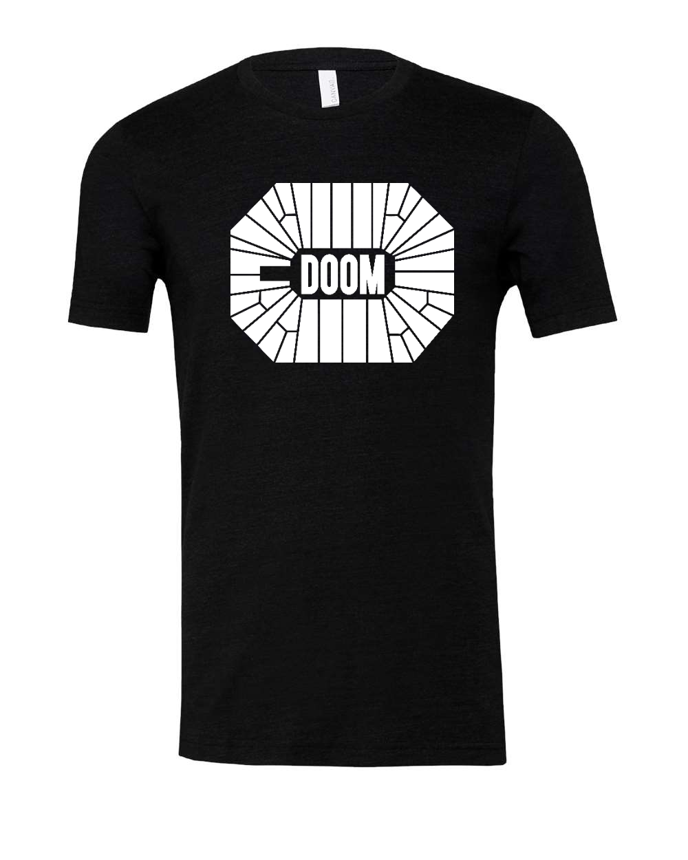 Triblend Tee Black Heather Triblend front mockup