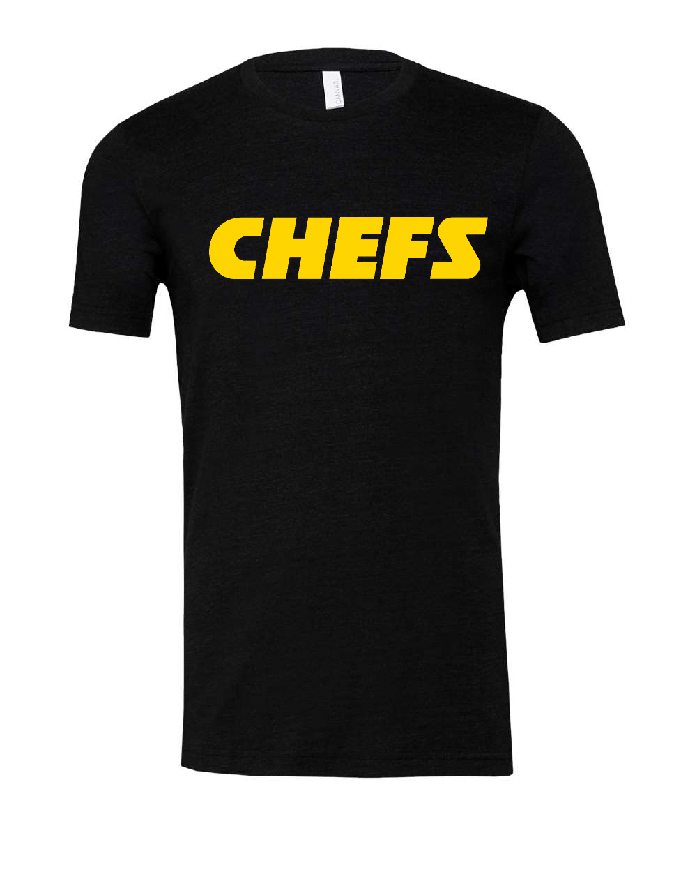 Triblend Tee Black Heather Triblend front mockup