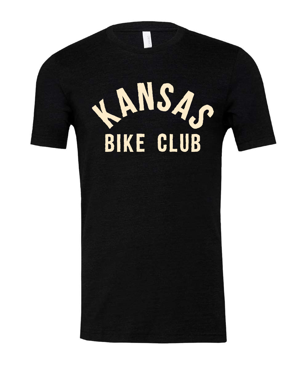 Triblend Tee Black Heather Triblend front mockup