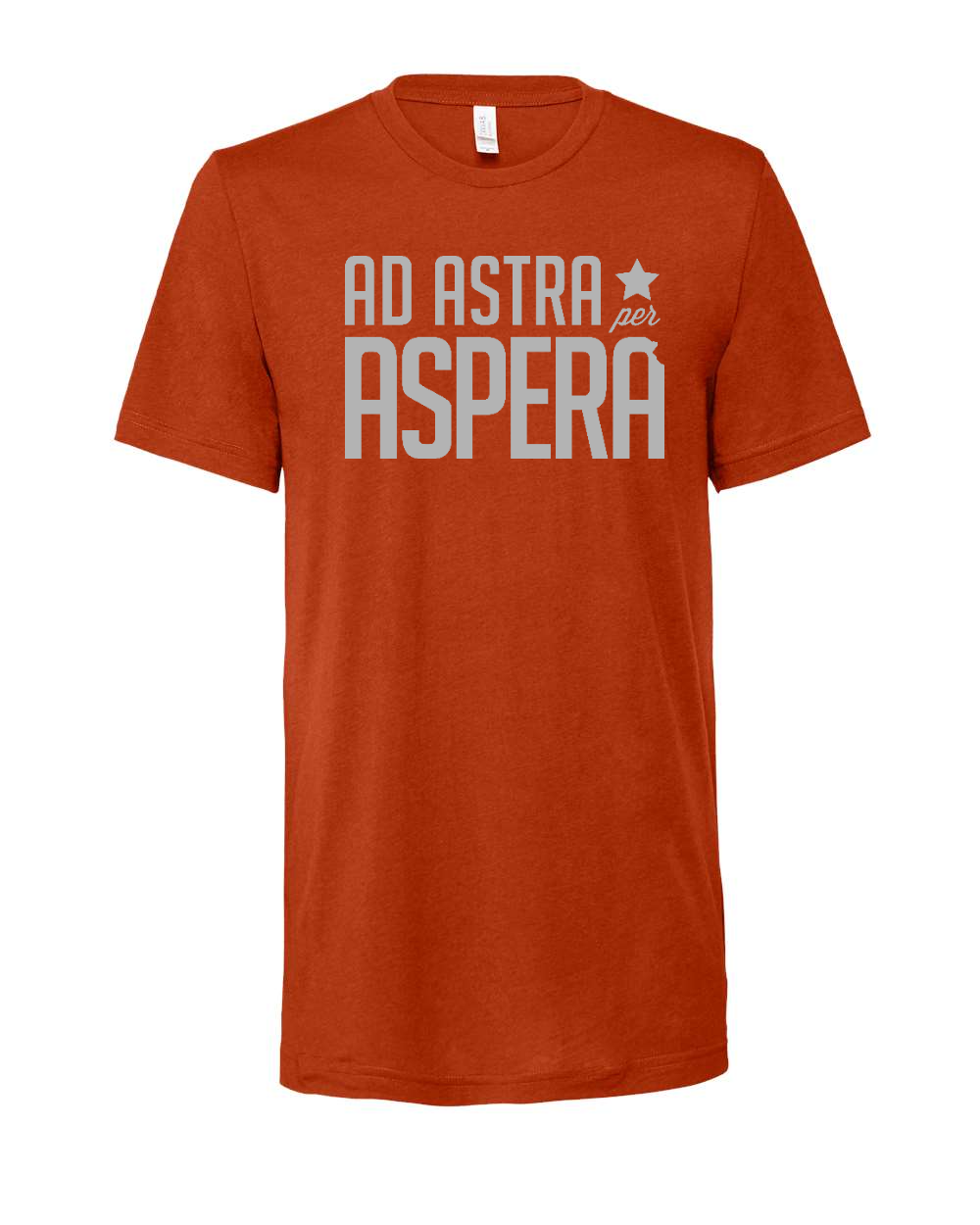 Triblend Tee Brick Triblend front mockup