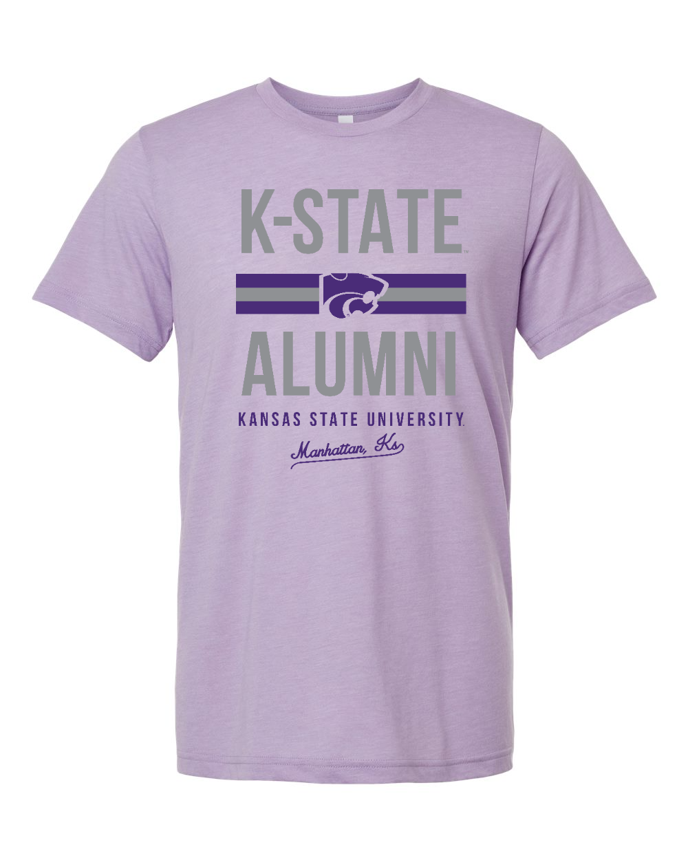 Triblend Tee Dark Lavender Triblend front mockup