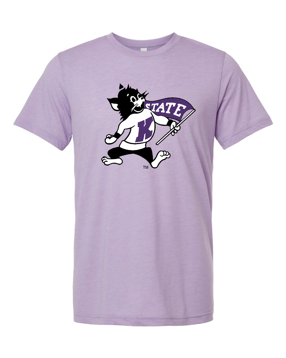 Triblend Tee Dark Lavender Triblend front mockup