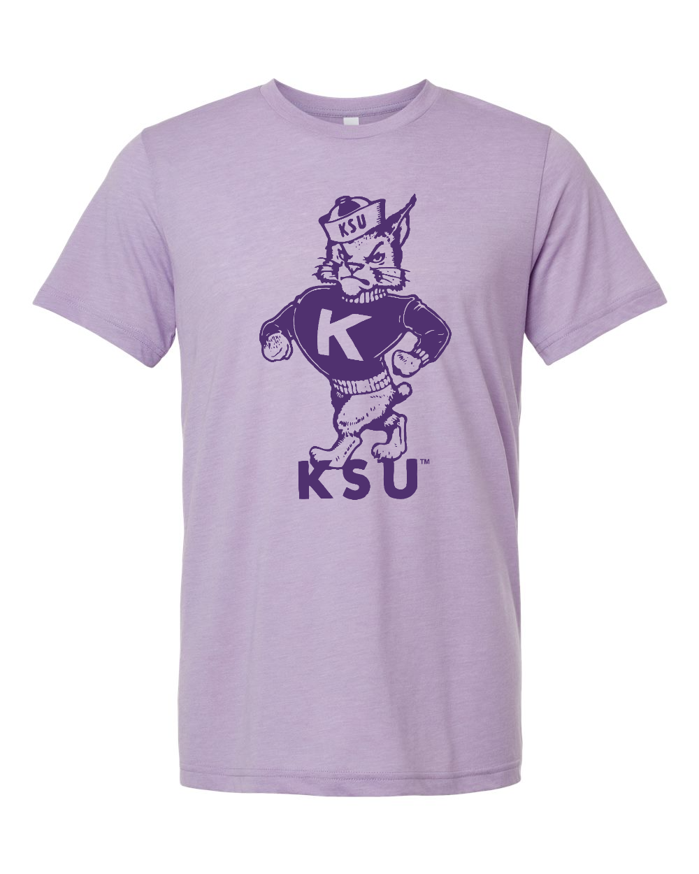 Triblend Tee Dark Lavender Triblend front mockup