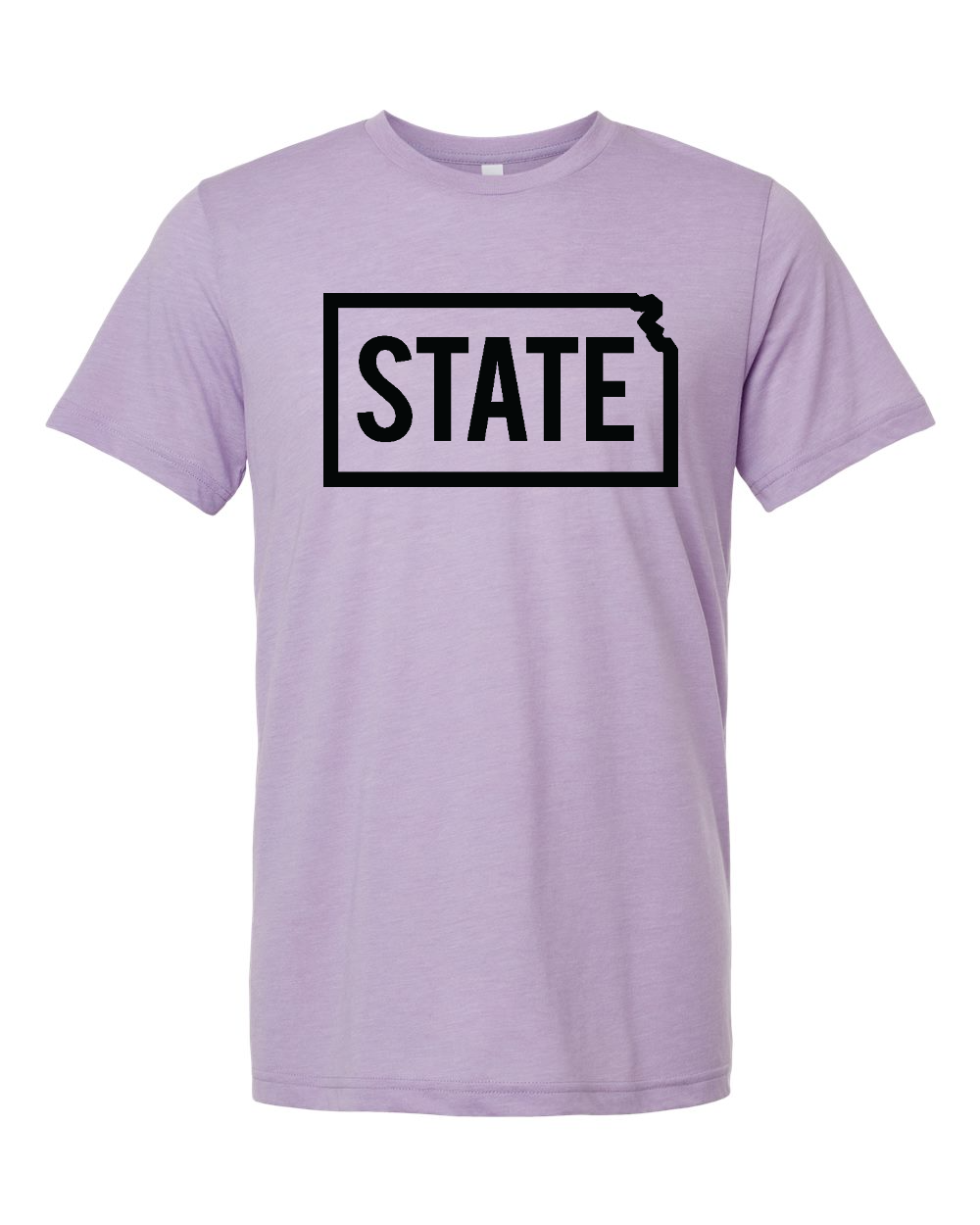 Triblend Tee Dark Lavender Triblend front mockup