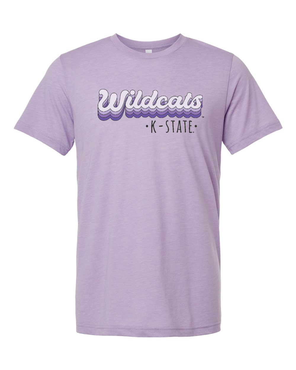 Triblend Tee Dark Lavender Triblend front mockup