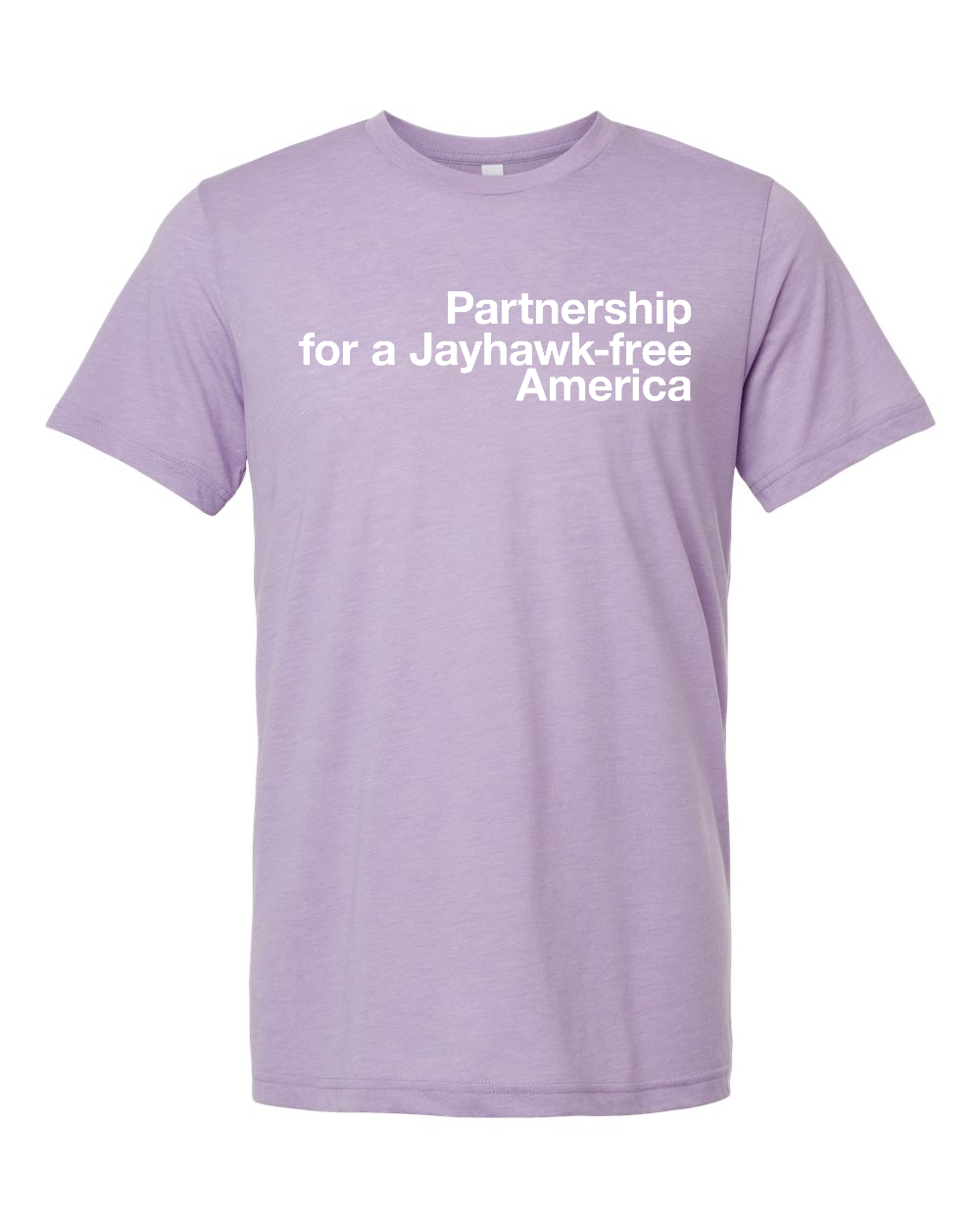 Triblend Tee Dark Lavender Triblend front mockup