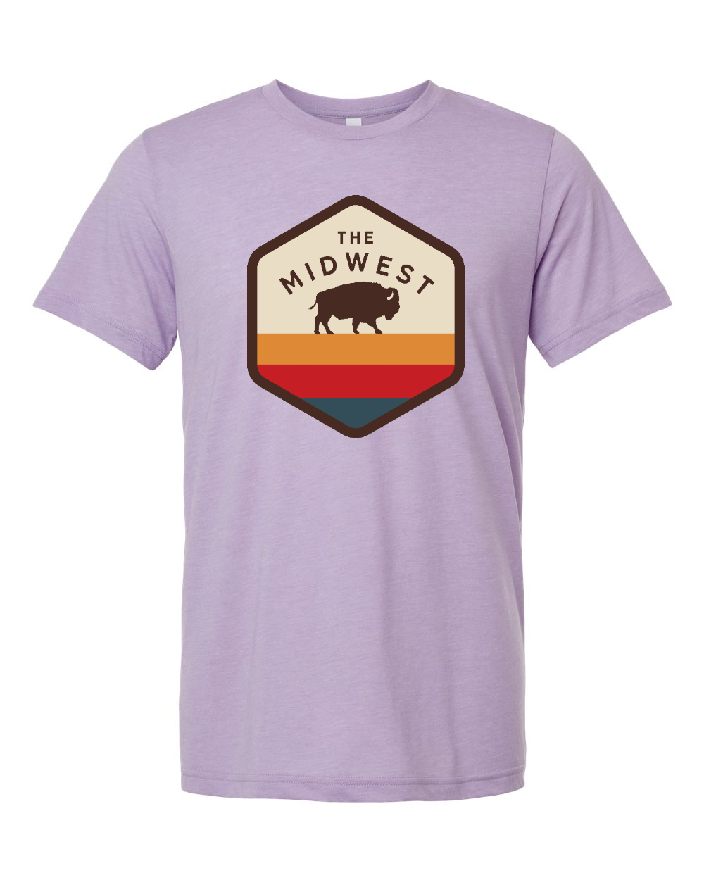 Triblend Tee Dark Lavender Triblend front mockup