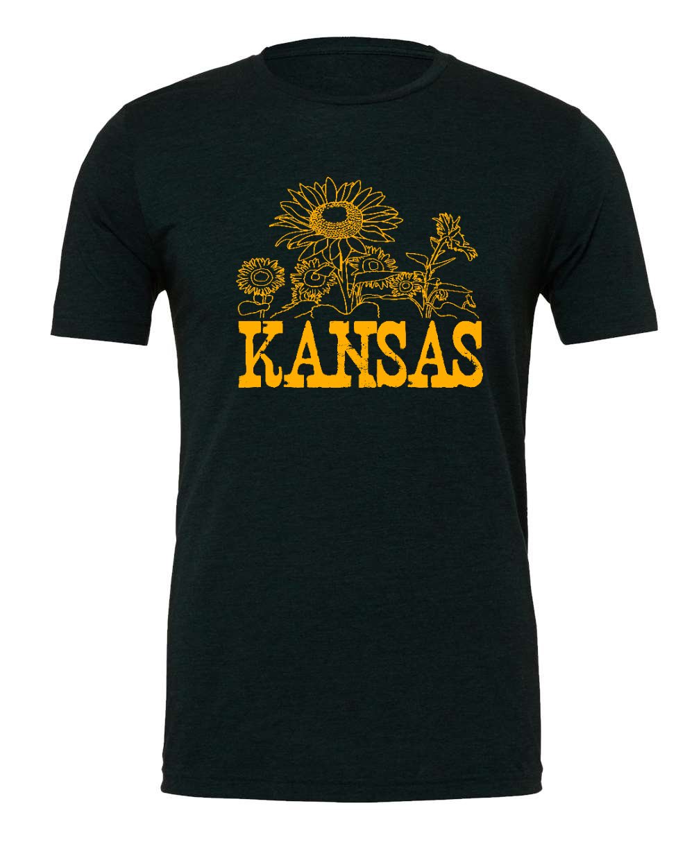 Triblend Tee Emerald Triblend front mockup