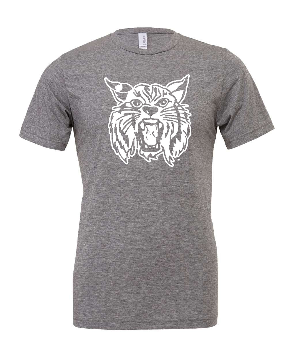 Triblend Tee Grey Triblend front mockup