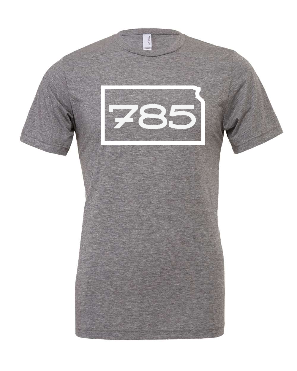 Triblend Tee Grey Triblend front mockup