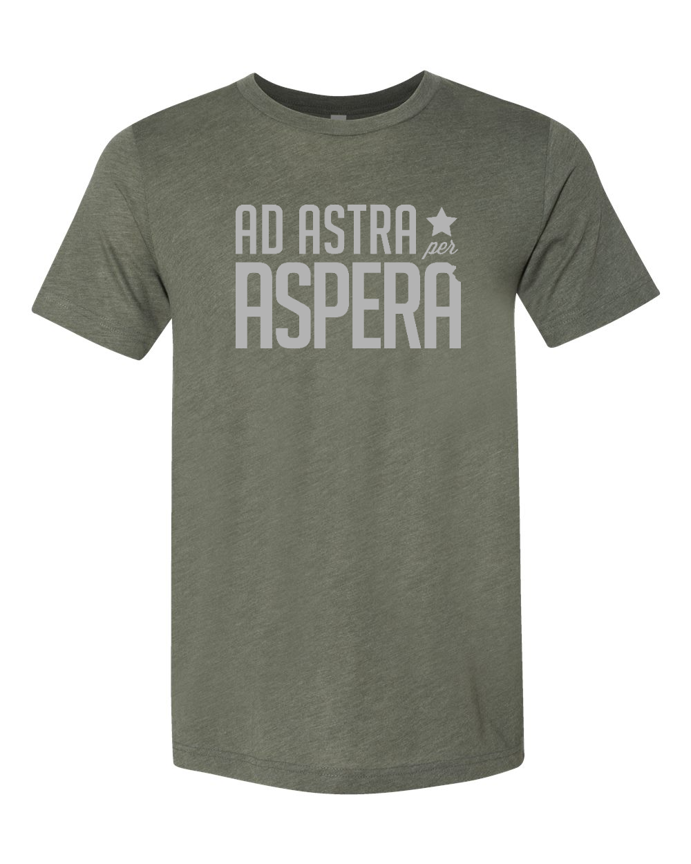 Triblend Tee Military Green Triblend front mockup