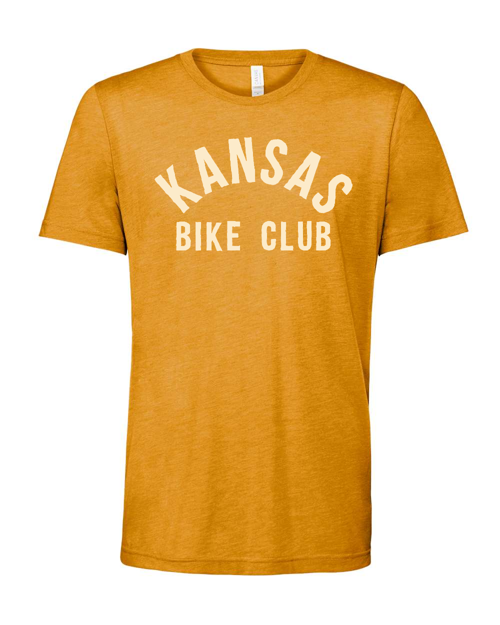 Triblend Tee Mustard Triblend front mockup